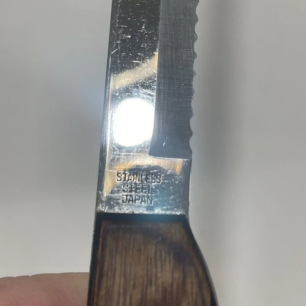 Royalton 8.5” Serrated Blade- Bread Meat Knife‎ Kitchen Utensil Wood Handle